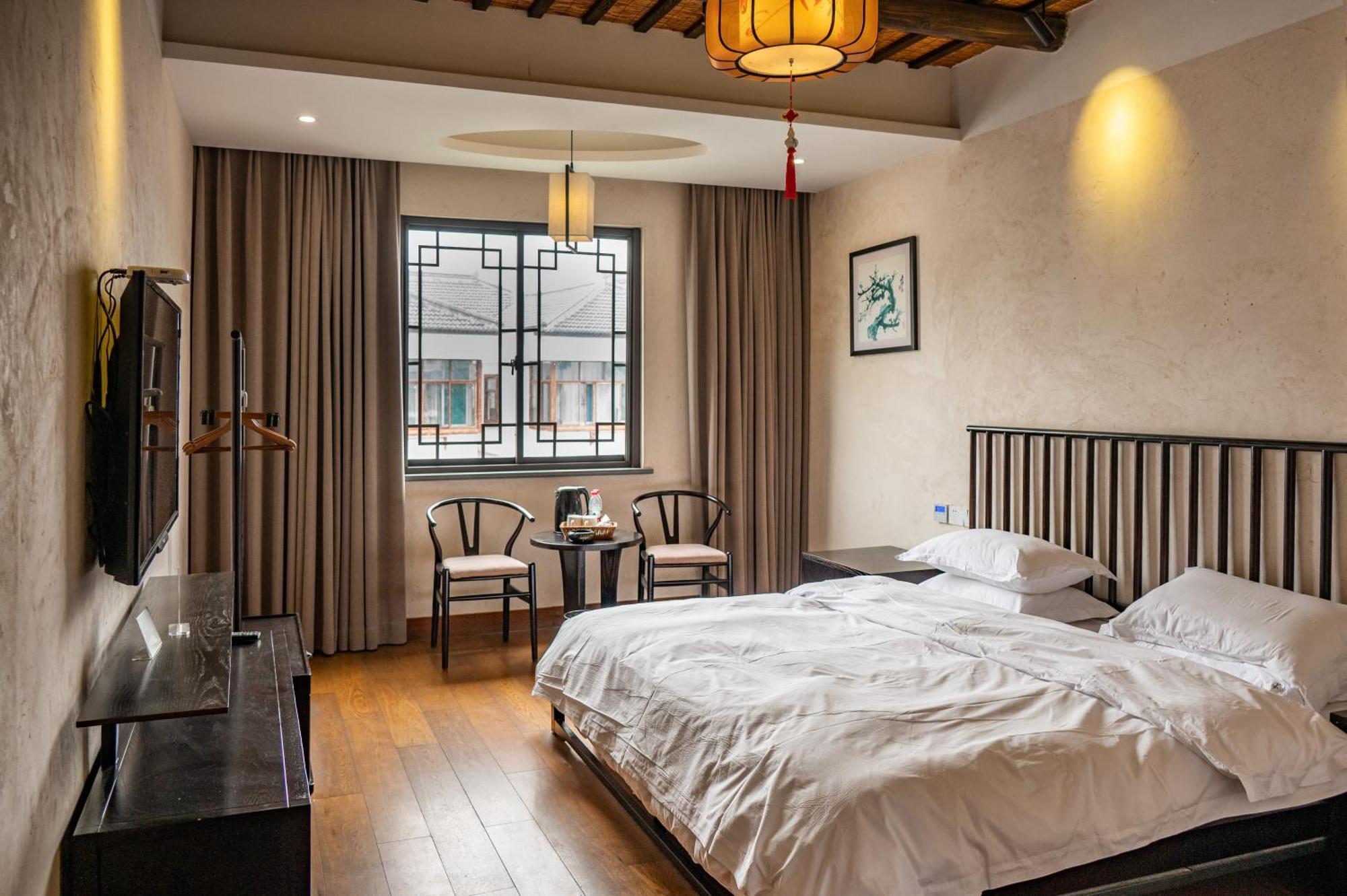 Tingjian Musu Private Soup Design Homestay - South Gate Of Wuzhen Xizha Scenic Area Tongxiang Exterior photo